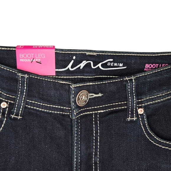 NWT INC Denim Regular Fit Bootcut Jeans - Picture 3 of 4